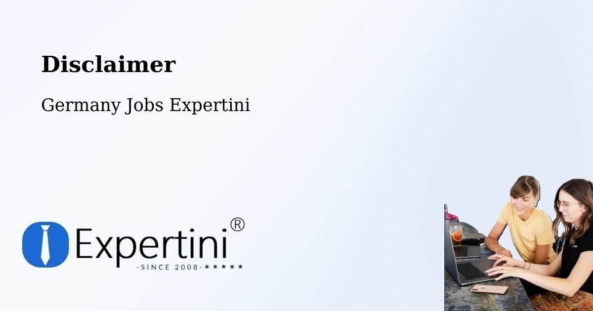 Disclaimer – Werdau - Germany Jobs Expertini
