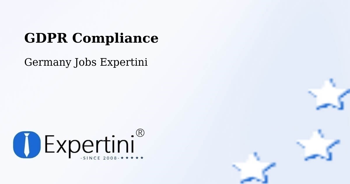 EU GDPR Compliance Statement – Werdau - Germany Jobs Expertini