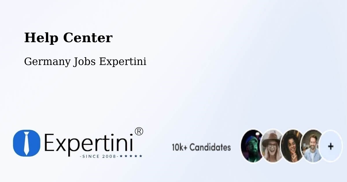 Help Center – Werdau - Germany Jobs Expertini