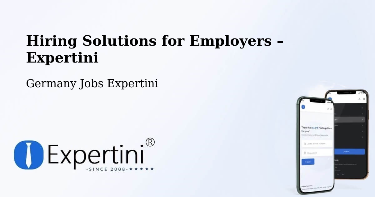 Hiring Solutions for Employers in Werdau - Werdau, Germany Jobs Expertini